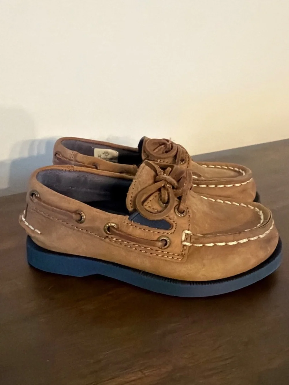 Sperry x Vineyard Vines Toddler Boys Size 8M A/O boat shoes EUC
